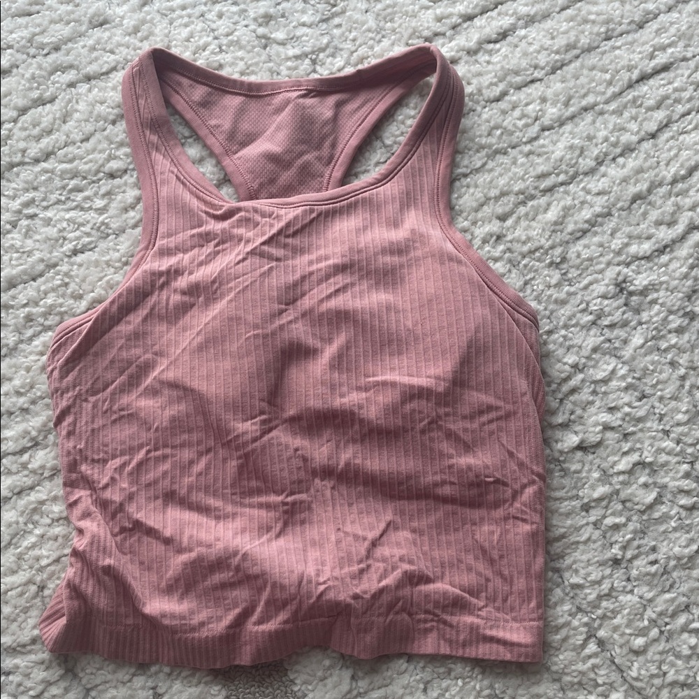 Lululemon Ebb to Street High Neck Ribbed Tank Top Size 6